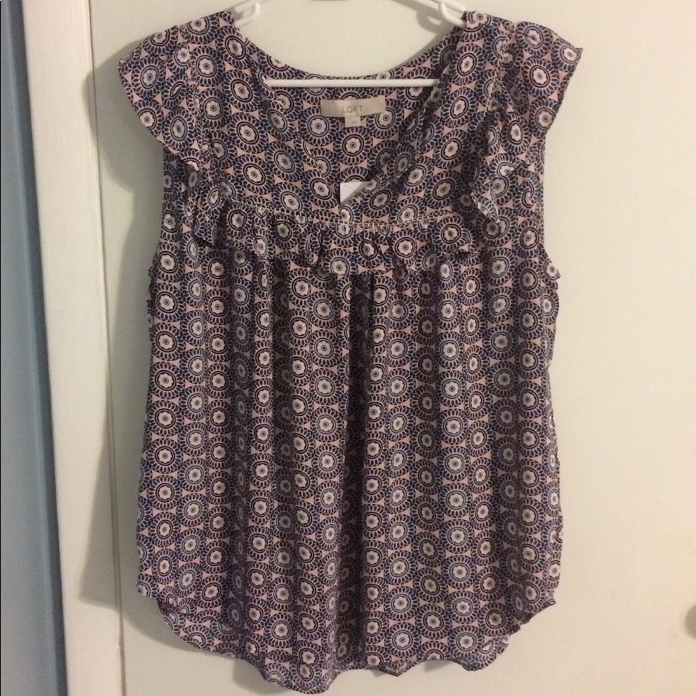 NWT Floral LOFT Blouse